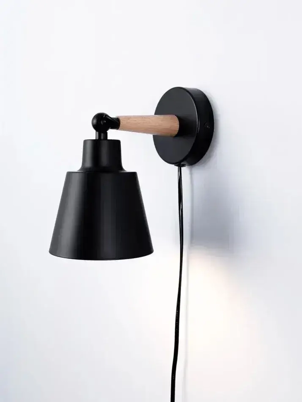 Бра настенный светильник Outframe, светильник настенный, цоколь Е27, черный