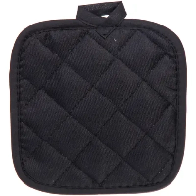 Прихватка в наборе «HOME», цвет чёрный, 17*17 см, 2 шт