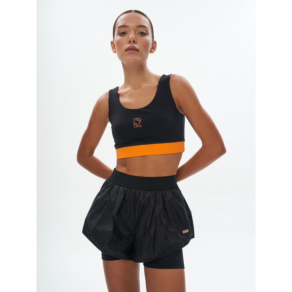 ОДЕЖДА ДЛЯ ТЕННИСА Женская, Шорты RAQUETA UKKO PAINTED BLACK .