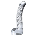 Стеклянный фалломитатор Icicles No. 61 (Цвет: прозрачный)