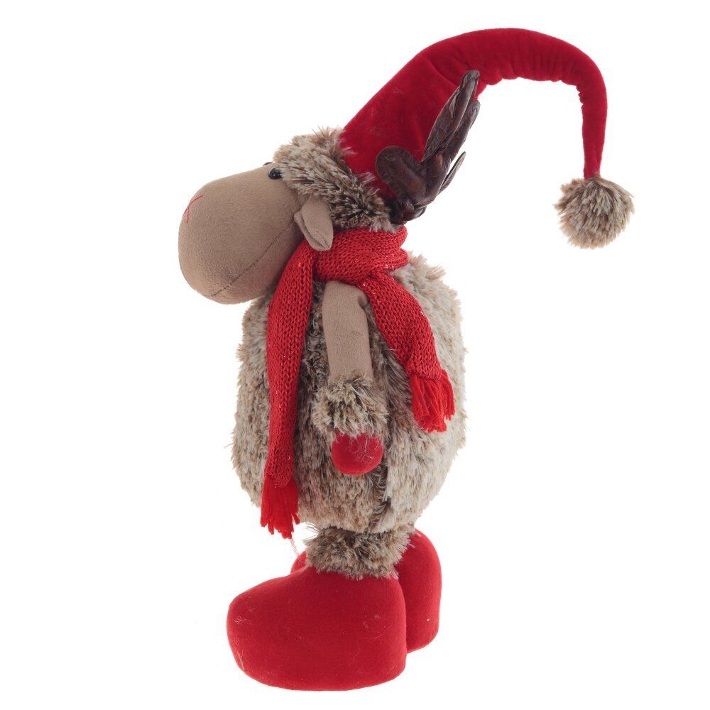 GAEM Игрушка набивная "Олень" (телескоп ноги), с колпаком, L27 W20 H100/37 см