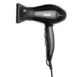 Компактный фен для волос 2000Вт Dewal Simple Black