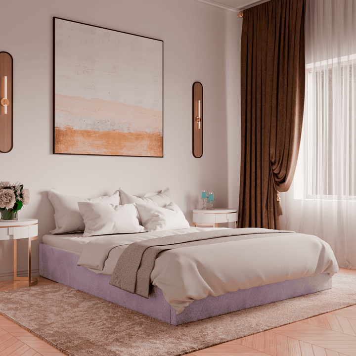 Двуспальная кровать с настилом Бокс, 120х195