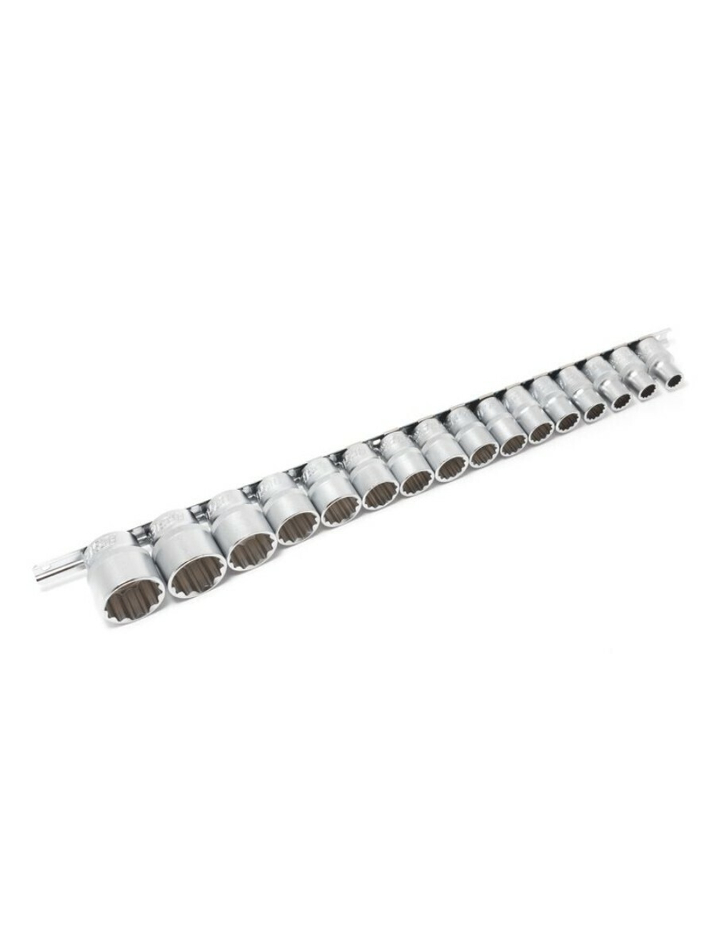 Набор головок 16пр.1/2''(12гр.)(10-19,21,22,24,27,30,32мм) на планке Forsage F-4161-9
