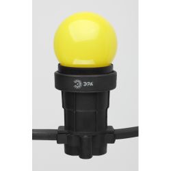 Лампа светодиодная ЭРА STD ERAYL45-E27 1Вт шар желтый для белт-лайт Е27 | Лампы светодиодные Белт-Лайт