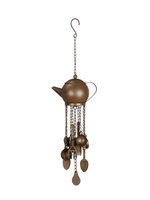 Декор подвесной "Чайник" 20x12x48см + 23см подвес музыка ветра от CAMPO Home & Garden