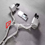 Спортивная выхлопная система с заслонками для Porsche Panamera 971 2.9T Порш Панамера