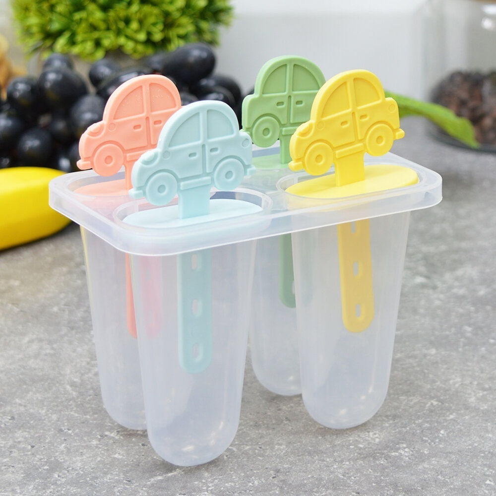 Форма для мороженого "Машинка" 4шт