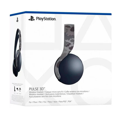 Беспроводная гарнитура PULSE 3D Wireless Headset Grey Camo (Серый Камуфляж) для Playstation 5/4