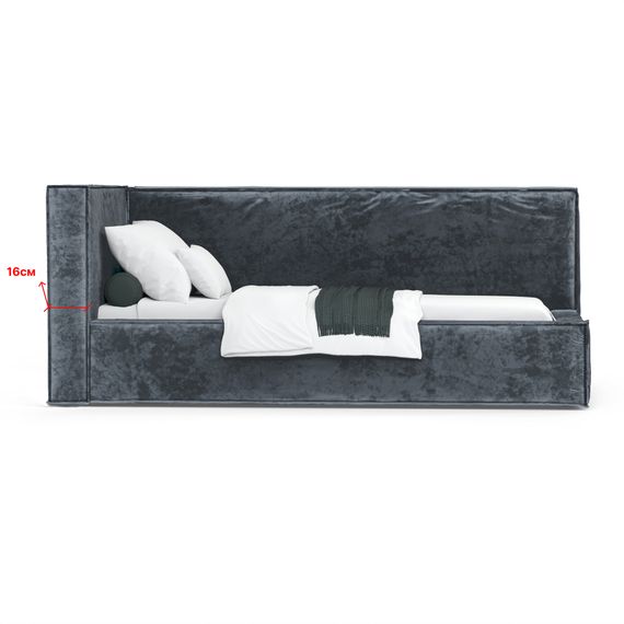 Кровать Bever ЛЕВАЯ 120 с ортопедическим основанием без ПМ Nebby 017