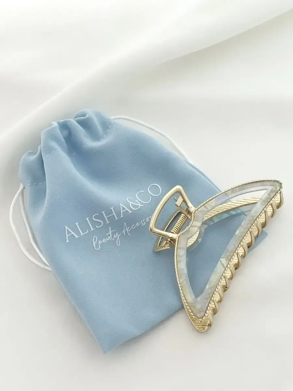 Аксессуар для волос Крабик средний металл Elegance