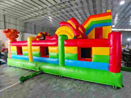 Коммерческий надувной батут «Мульти-сафари-утка» 7*6,5*5 м