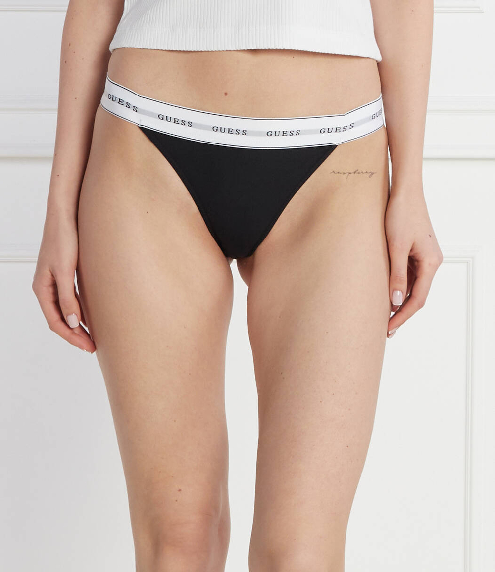 Бразильские трусики Guess Underwear - черный(O2BE04 KBBU1)