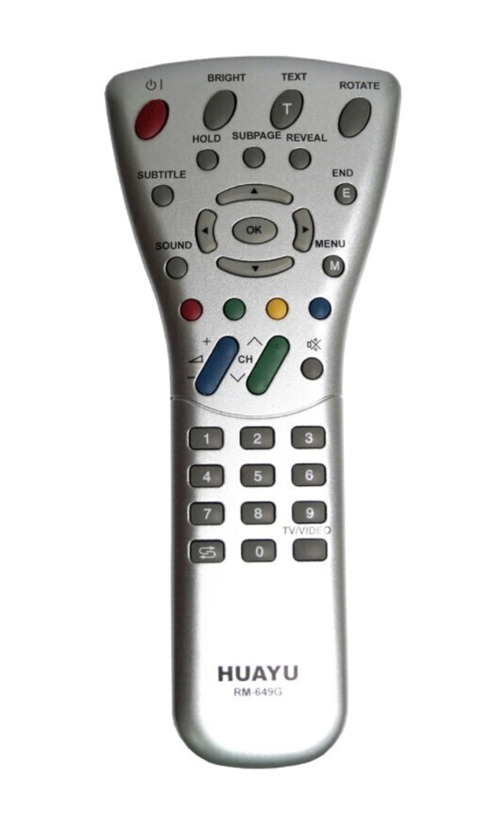Пульт RM-649G для телевизоров Sharp  корпус GA074WJSA
