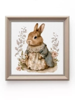 Картины на стену интерьерные на холсте 4 шт, 23*23 см