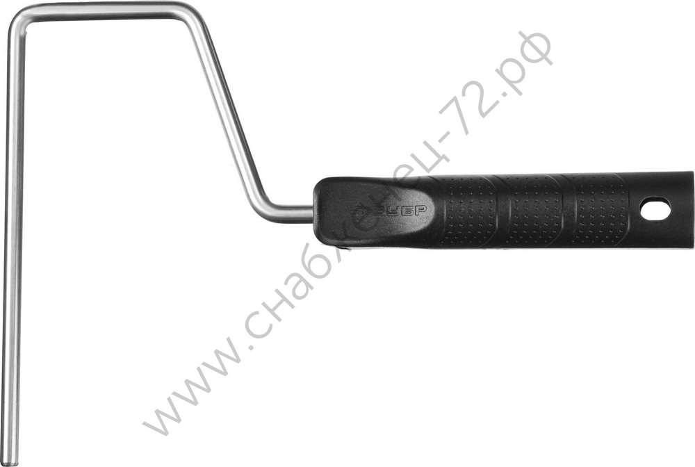 ЗУБР 240 мм, бюгель 8 мм, полипропилен, Ручка для валиков, СТАНДАРТ (05682-24)