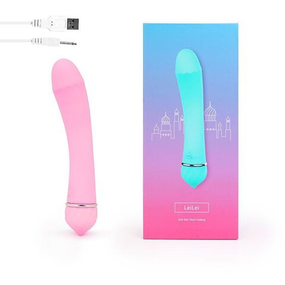 Розовый изогнутый вибратор с 11 режимами вибрации - 15 см. (Цвет: розовый)