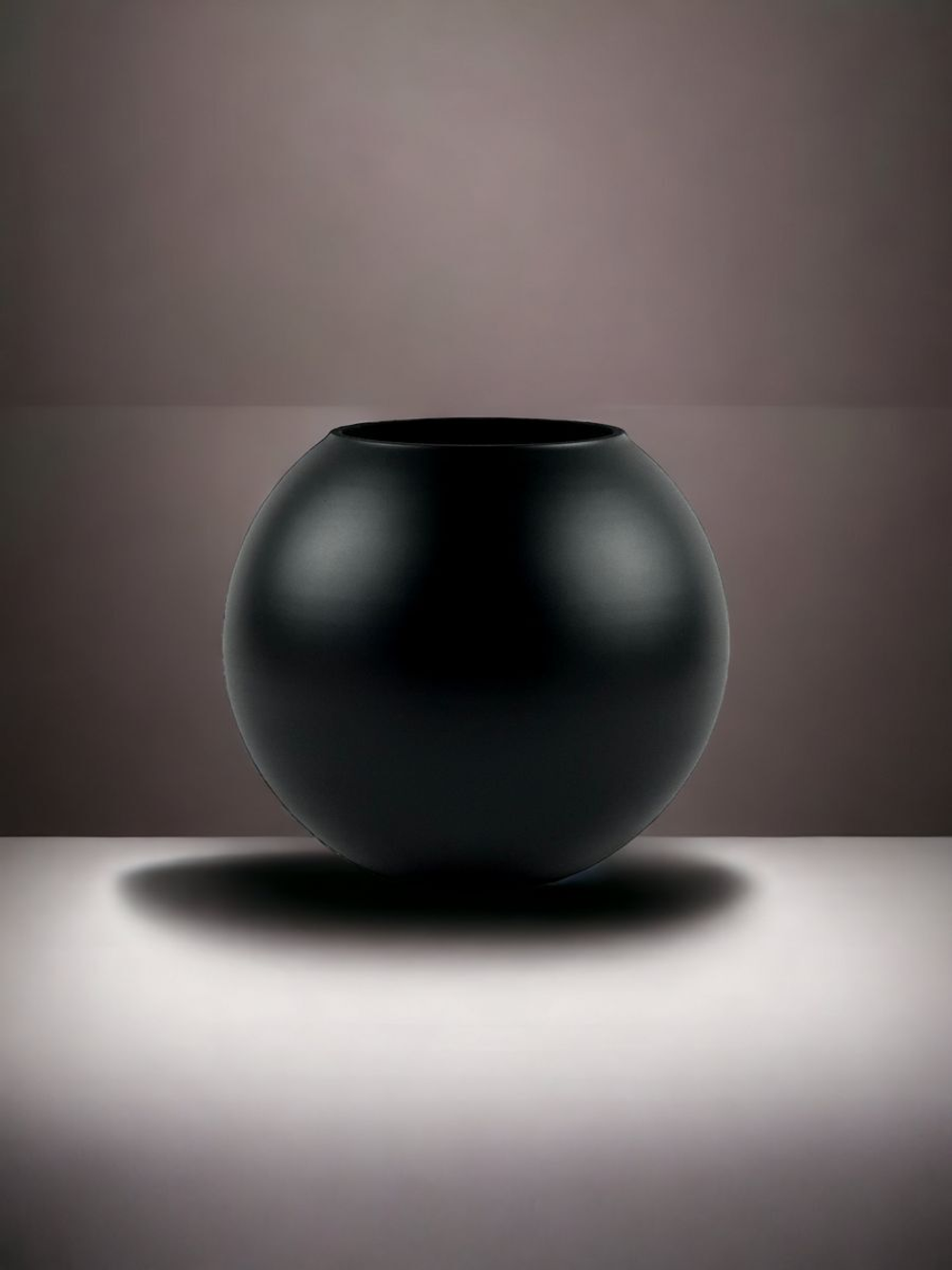 Ваза Шар "BigSphere" (3л.) "BlackMaTT" (Черная матовая)