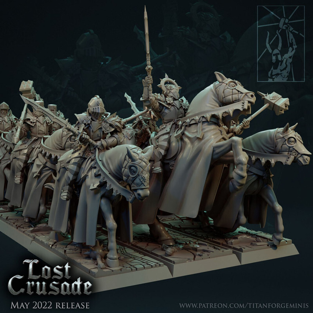 Grand Alliance Order Cities of Sigmar Reiksguard Knights 1 шт. миниатюра для dnd, днд, pathfinder, фентези, Настольная игра, НРИ, Варгейм, РПГ