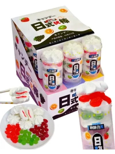 Маршмеллоу фруктовое мороженое на палочке 48 г * 12 шт