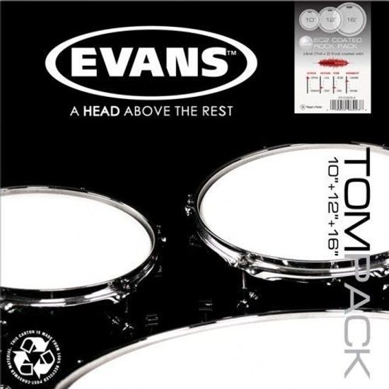 Пластики для том барабанов 10"/12"/16" EVANS ETP-EC2SCTD-R