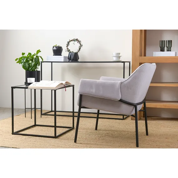 Лаунж-кресло Luras, светло-серый шенилл