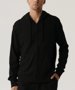 Мужская толстовка с капюшоном Atlantic, 1 шт. в уп., хлопок, черная, HMT-001