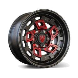 Диск колёсный BEAST OFFROAD 9606CN R17 8,5 ET0 Matte Black W Red Face