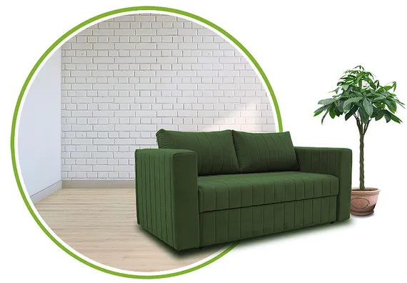 Прямой диван ТОМАС