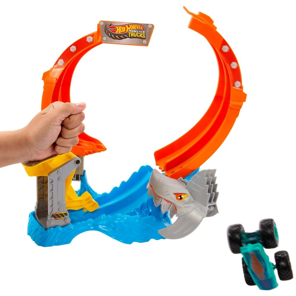 Hot Wheels - Монстр-траки REKIN'S RACE ROUND + машинка JFR08