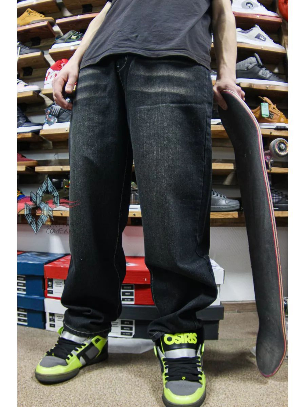 Джинсы прямые широкие трубы от Savitar Shoes Company