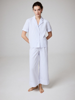 Пижама Голубой принт (рубашка с коротким рукавом + брюки)