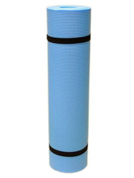 Коврик для йоги и фитнеса Isolon Fitness ,140х50х0,5 см (голубой)