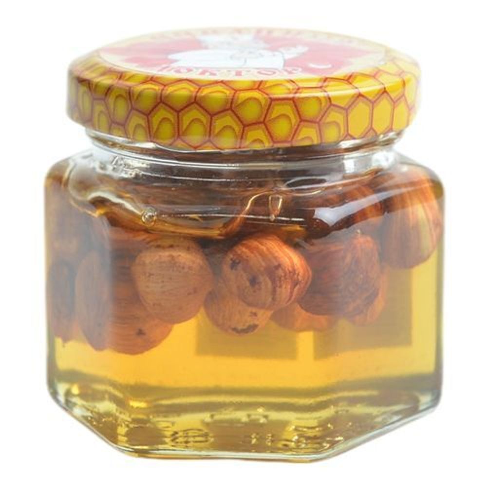Мед с фундуком Пчелиный доктор 130г ст/б