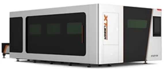 Оптоволоконный лазерный станок XTLaser для резки листового металла и труб со сменным столом серии HET