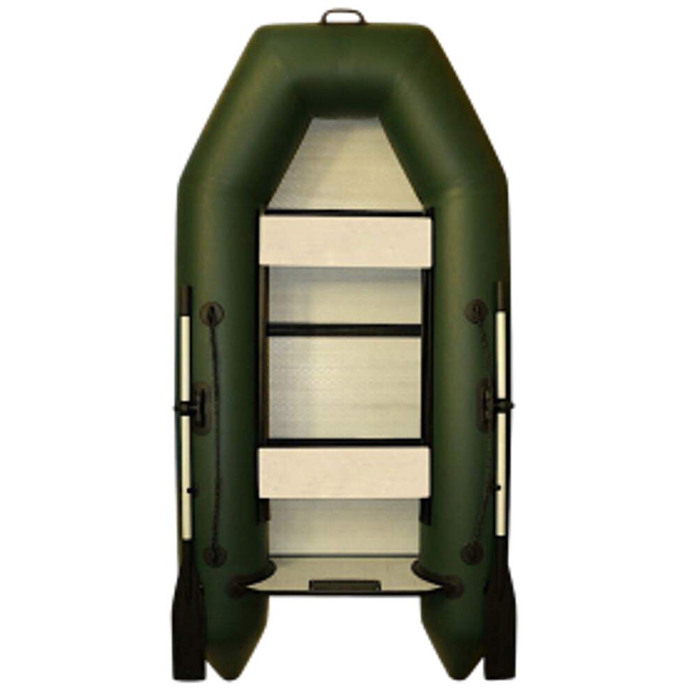 Лодка ПВХ Polar Bird Чирок PB-280ТМ Teal со стеклокомпозитной сланью Зелёная