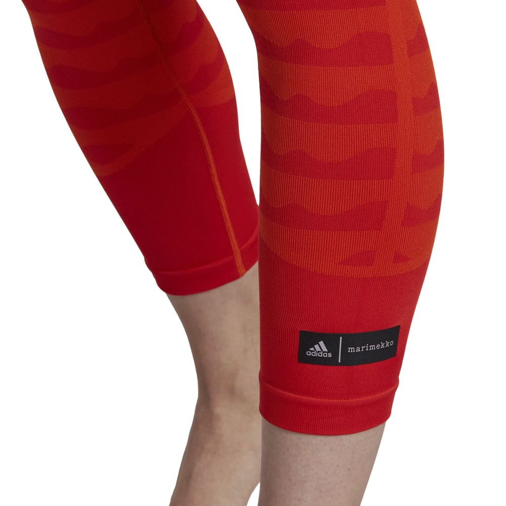 Женские теннисные брюки adidas Marimekko Aeroknit 7/8 Tight Women - Orange
