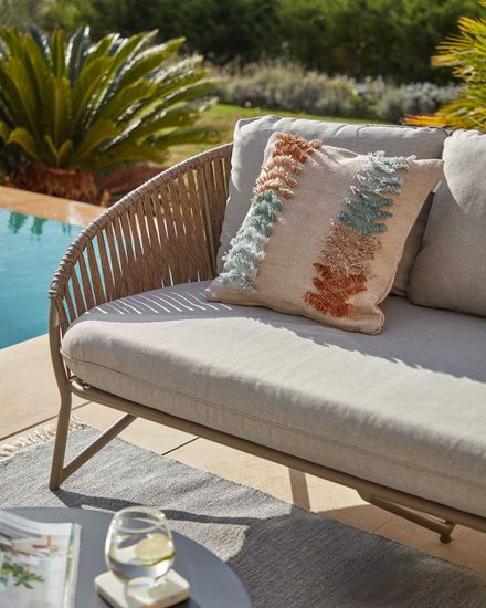 Диван 3х местный Branzie коричневый Испания La Forma