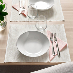 IKEA GODMIDDAG  (ИКЕА ГОДМИДДАГ)  -  Глубокая тарелка, белая, 23 см