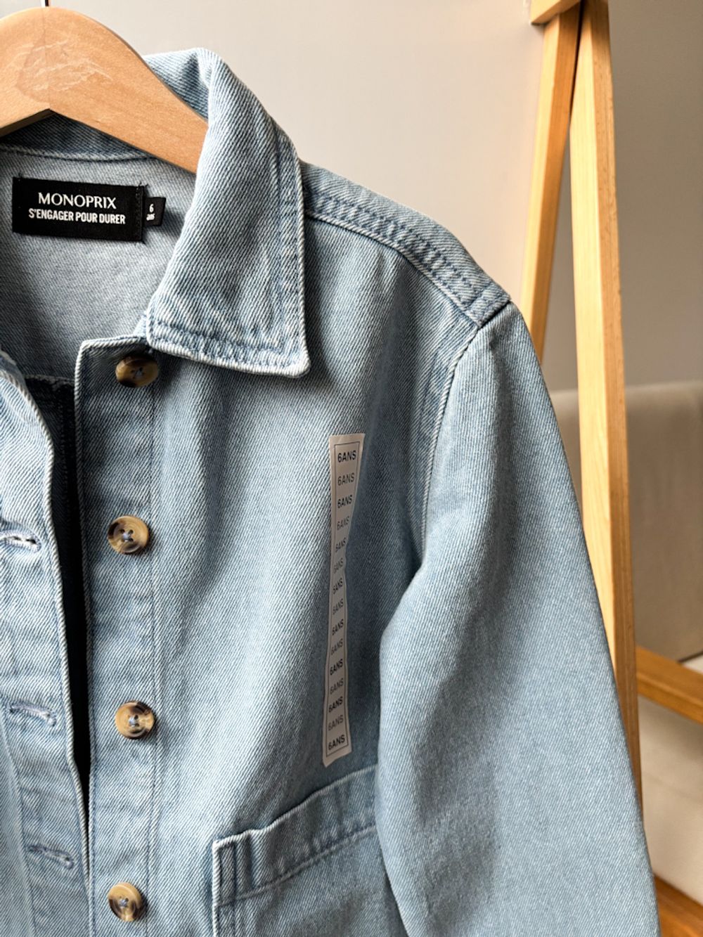 Новая джинсовая рубашка Monoprix, 116