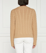 Хлопковый свитер Marc Cain - коричневый(XC 41.05 M06)