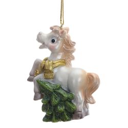 GAEM Фигурка декоративная подвесная "Лошадка", L6 W3 H8 см, 6в.