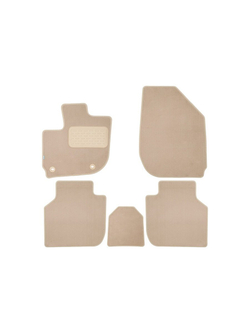 Коврики в салон для HONDA Jazz Fit Crosstar 2023-, хэтчбек, 5шт (текстиль, бежевые) KLEVER0401803722112KH