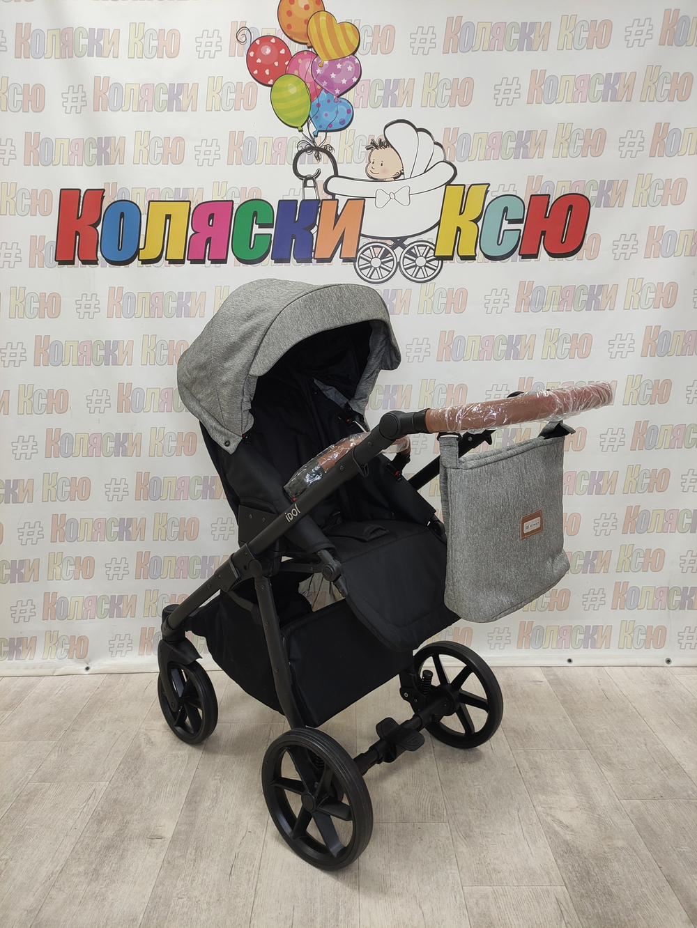 Коляска модульная Riko Basic Idol 04 Anthracite