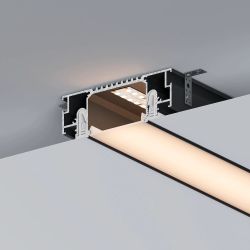 Профиль STRETCH-41-CEIL-CENTER-2000 BLACK (Arlight, Алюминий) 055206