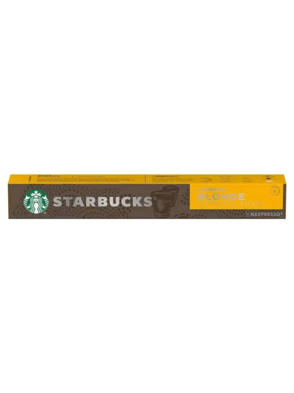 Капсулы Starbucks Blonde Espresso для системы Nespresso