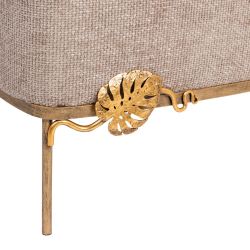 Кресло Monstera Deliciosa (Монстера) Бежевый Амбер