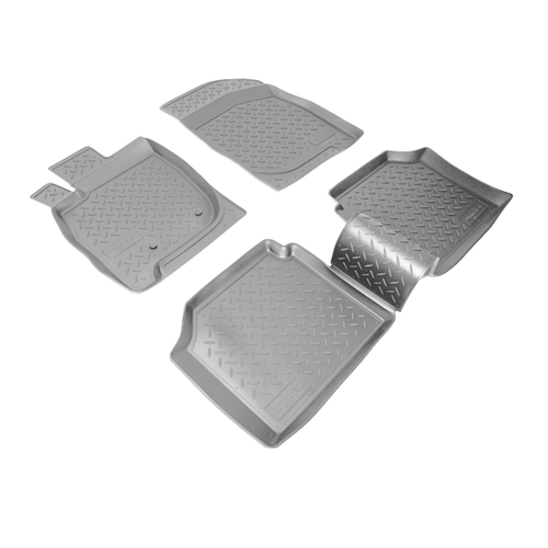 Ковры в салон Norplast/Unidec для Mitsubishi Galant (2006-)Полиуретан,Серый, арт.NPL-Po-59-13-G