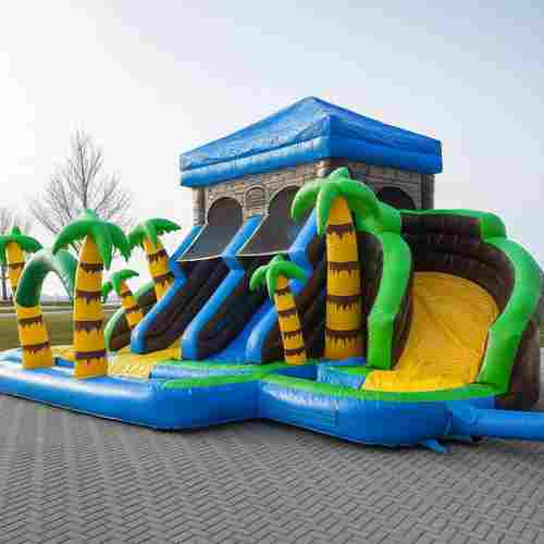 Надувной наземный аквапарк «Дворец»,11*7*5,2 м