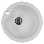 Мойкa ML-GMS101 СТАНДАРТ круглая, белый (331), 480 мм (глуб. чаши 190)